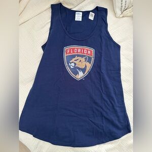 Florida Panthers Navy Tank Top